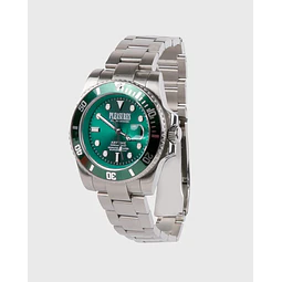 ANYTIME WATCH - GREEN / SILVER