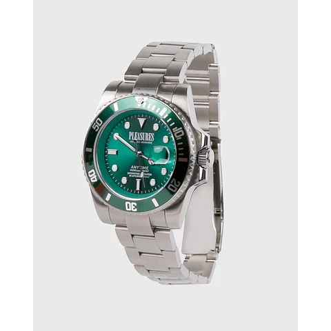 ANYTIME WATCH - GREEN / SILVER