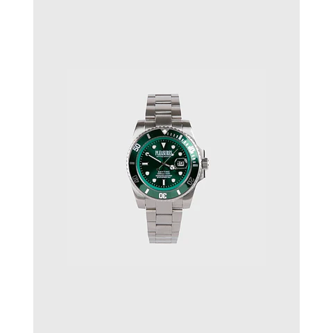 ANYTIME WATCH - GREEN / SILVER
