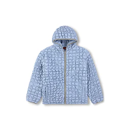 PLEASURES TENDER HOODED PUFFER - SLATE