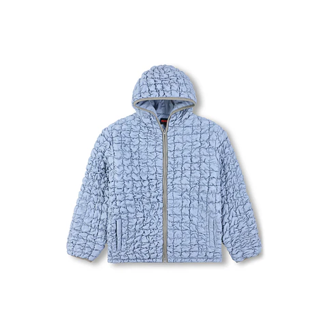 PLEASURES TENDER HOODED PUFFER - SLATE