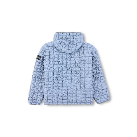 PLEASURES TENDER HOODED PUFFER - SLATE