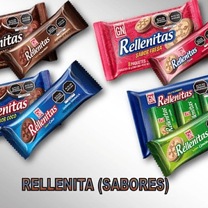 CAJA DE RELLENITAS SURTIDA 40UNI X 36GR