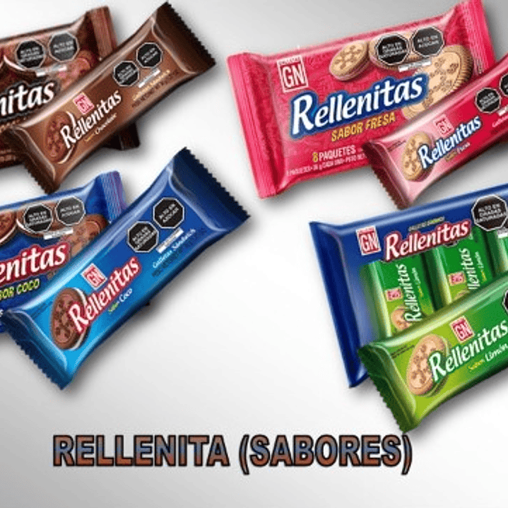 CAJA DE RELLENITAS SURTIDA 40UNI X 36GR 1