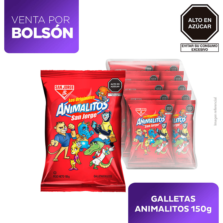 ANIMALITOS X SAN JORGE PAQ X10X150GR 1