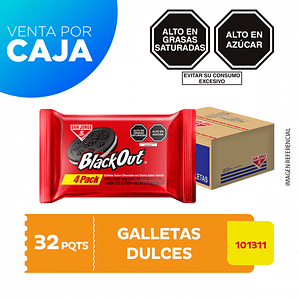 BLACK OUT SAN JORGE 8 PACK X 4UNI