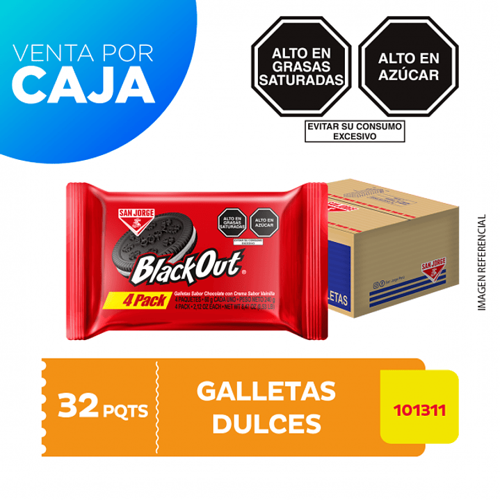 BLACK OUT SAN JORGE 8 PACK X 4UNI 1