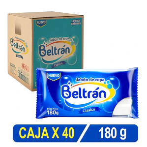 JABON EN BARRA BELTRAN Cj X 40uni X 180gr