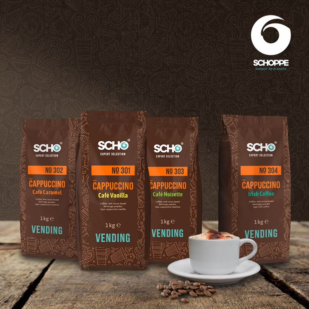 Cappuccino SCHO Avellana, 1kg