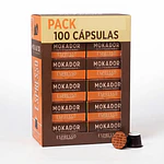 Cápsulas de Café Mokador Cremoso para Nespresso, Caja de 100