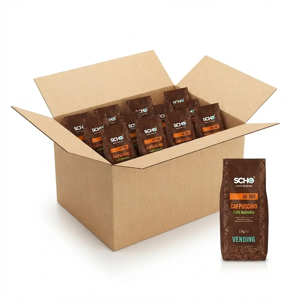 Caja Cappuccino SCHO Avellana, ( 10 Unidades de 1Kg)