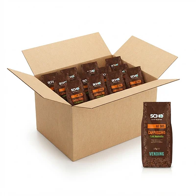 Caja Cappuccino SCHO Avellana, ( 10 Unidades de 1Kg)