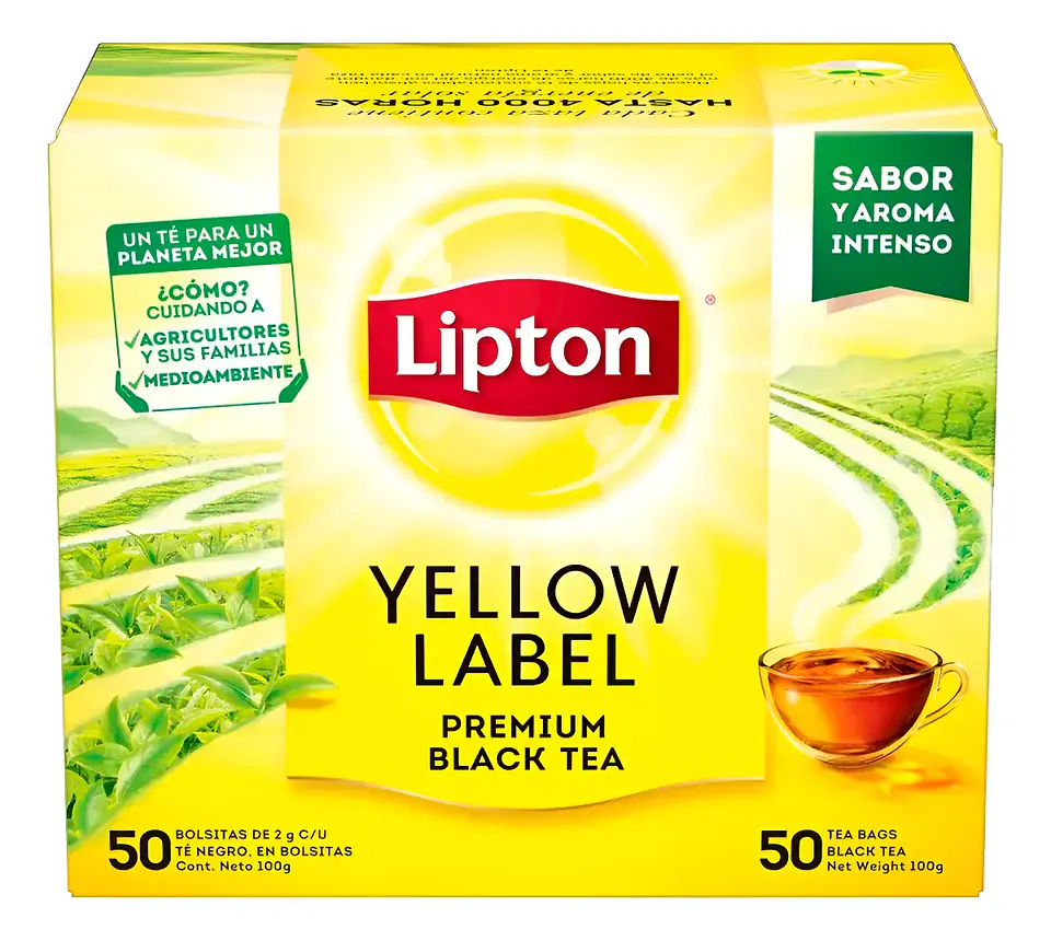 Té LIPTON caja de 100 bolsas 1