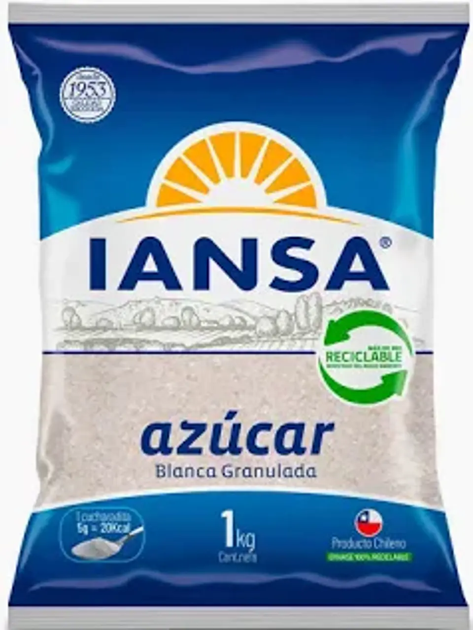 Azúcar blanca IANZA 1 kg 1