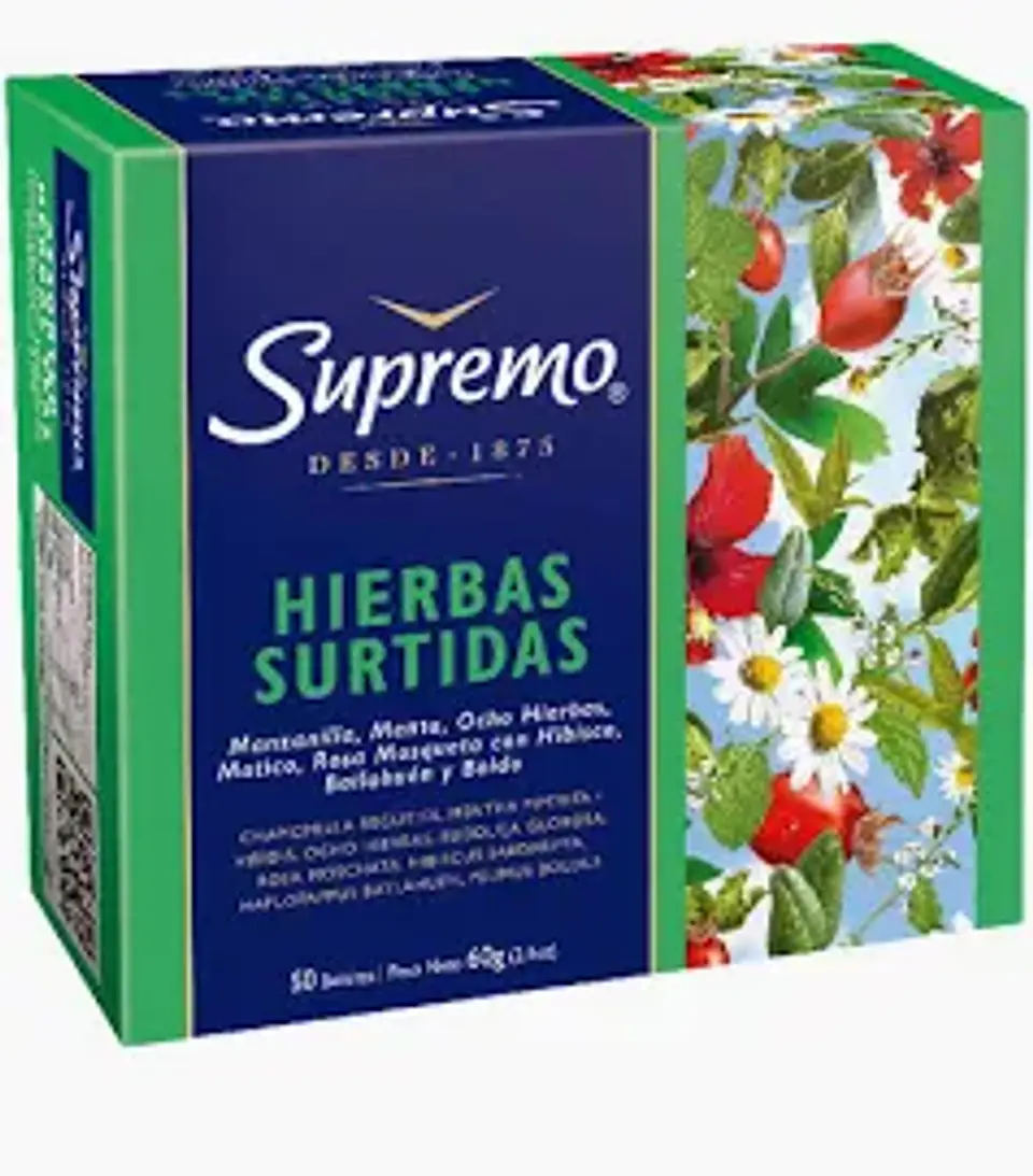 Hierbas surtidas SUPREMO 50 bolsas 1
