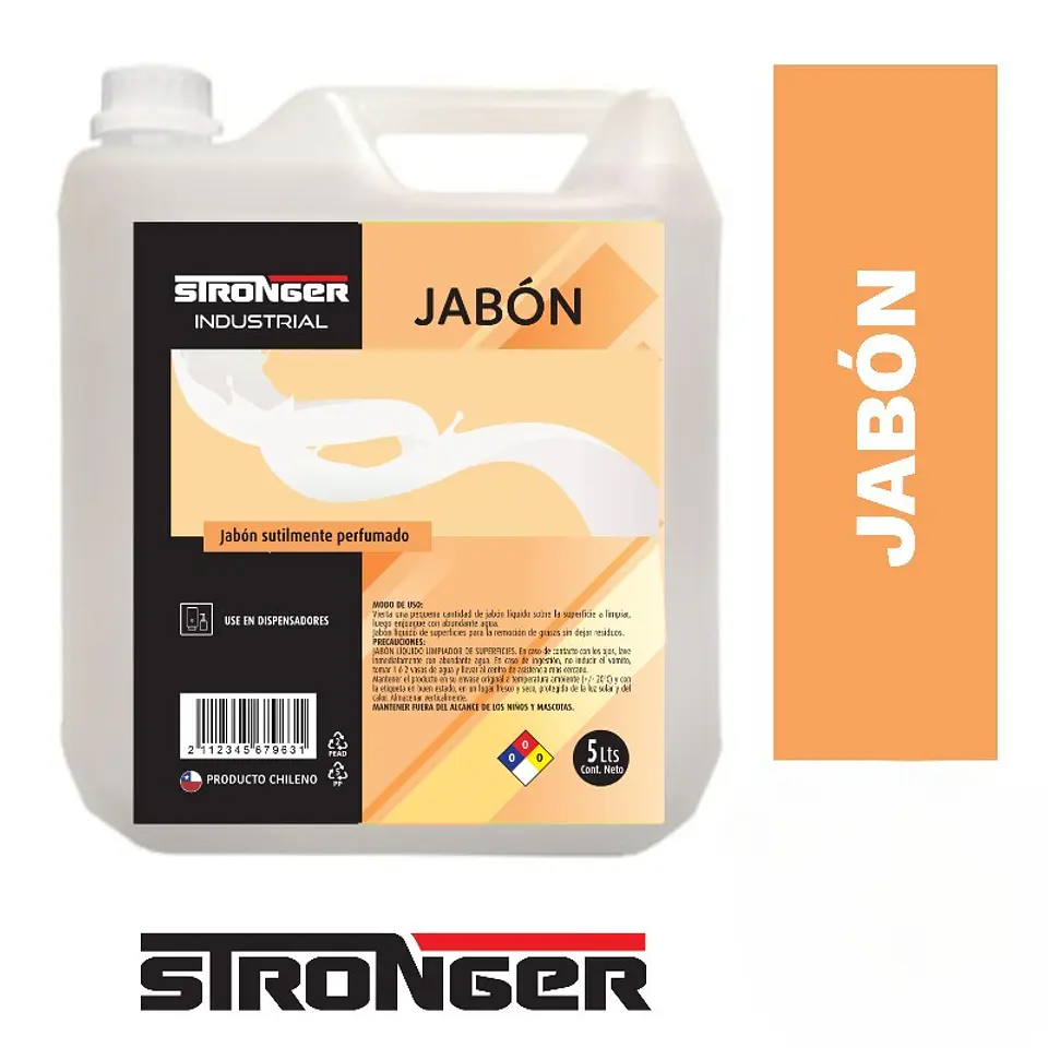 Jabón glicerina industrial STRONGER 5L  1