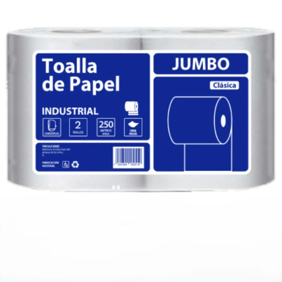Toalla de papel JUMBO pack 2x250 metros 1