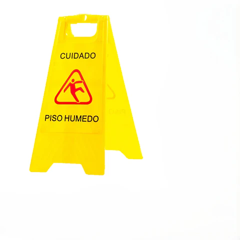 Señalética piso húmedo