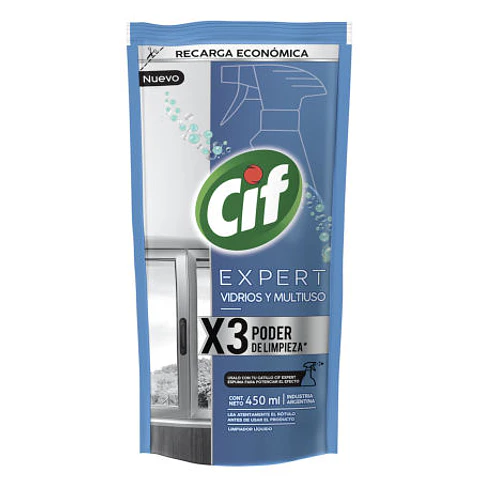 Limpia vidrios y multiuso CIF 450 mL