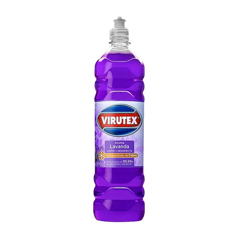 Limpiador de piso desinfectante VIRUTEX lavanda 900ML