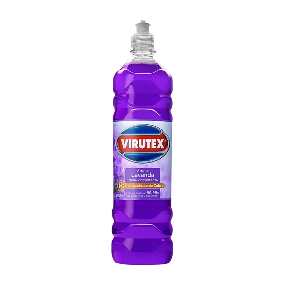 Limpiador de piso desinfectante VIRUTEX lavanda 900ML 1