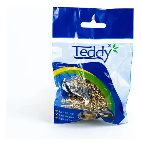 Virutilla dorada inoxidable TEDDY 