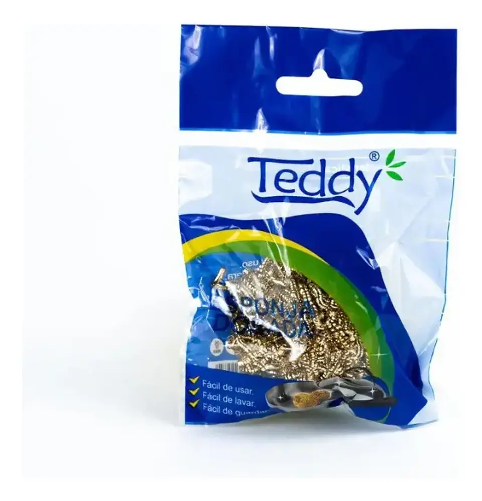 Virutilla dorada inoxidable TEDDY  1