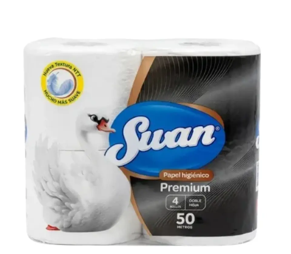 Papel higiénico SWAN pack 4x50 metros 1