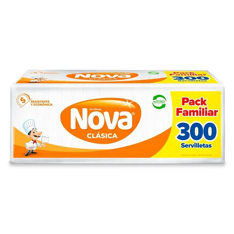 Servilleta clásica NOVA coctel 300 unidades