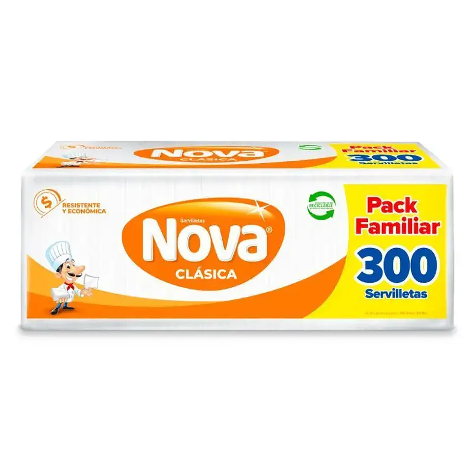 Servilleta clásica NOVA coctel 300 unidades 1