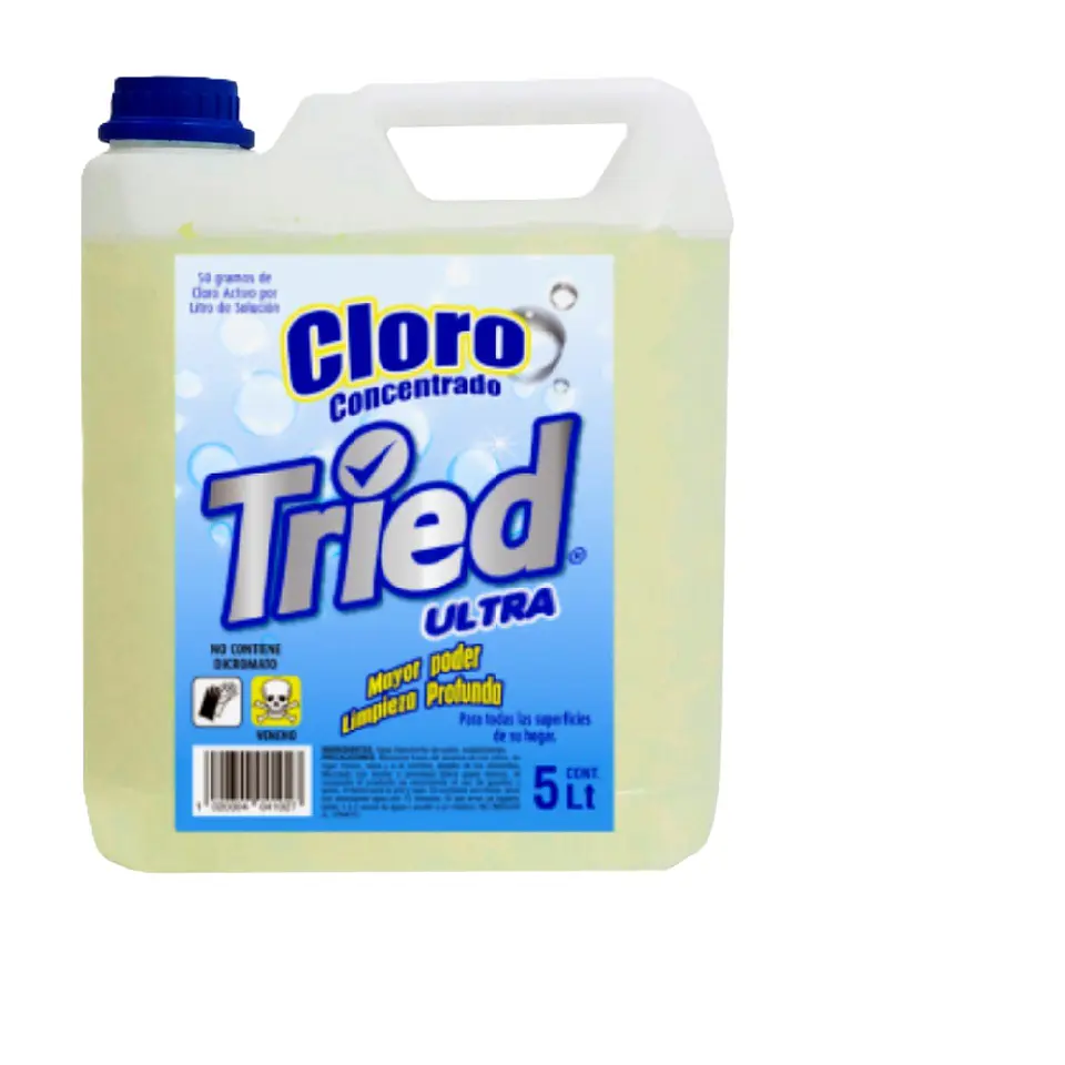 Cloro concentrado ultra TRIED 5L 1