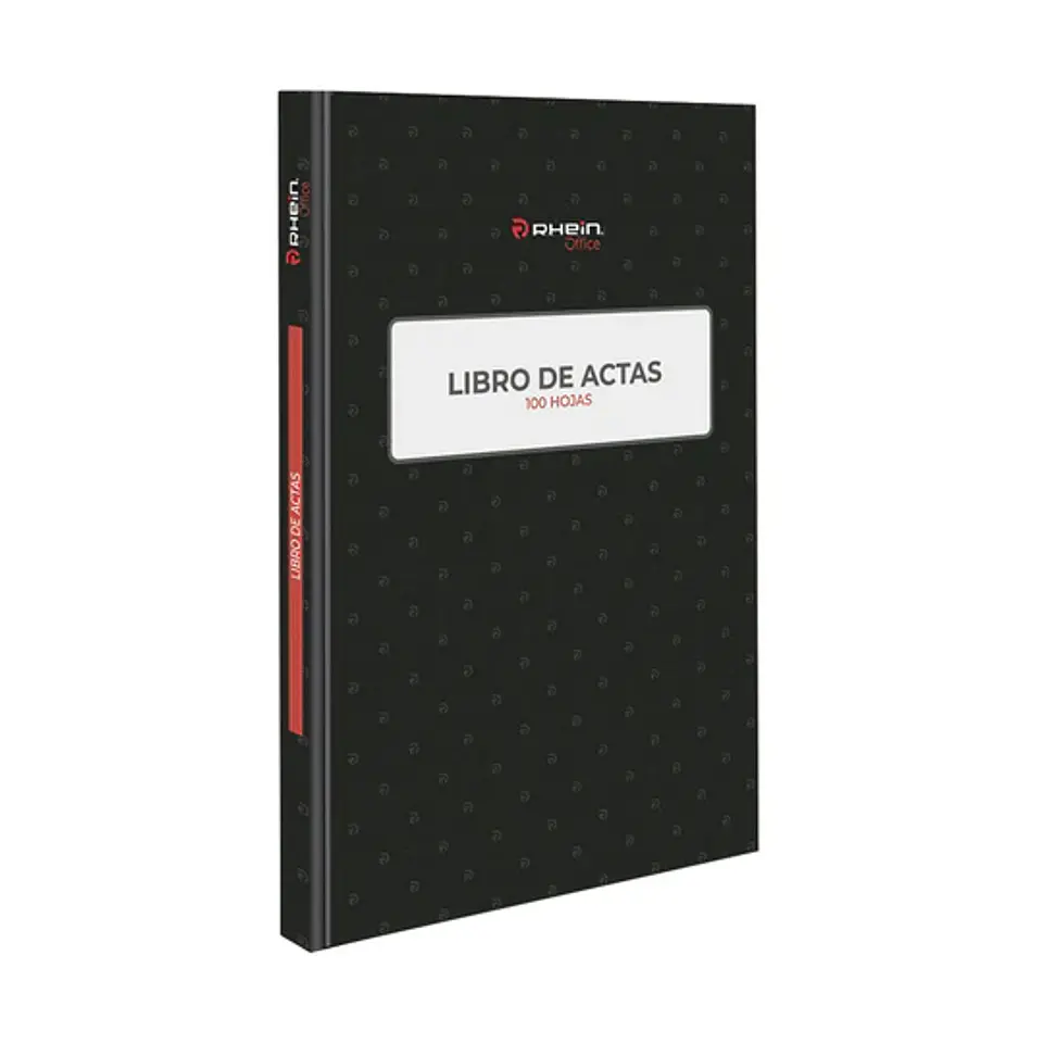 Libro de acta 100 hojas RHEIN foliado composición 1