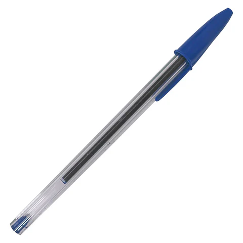 LAPIZ PASTA CRISTAL PUNTA MEDIA 1MM AZUL BIC