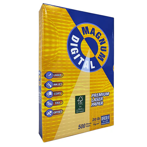 Resma de papel MAGNUM tamaño oficio 500 hojas