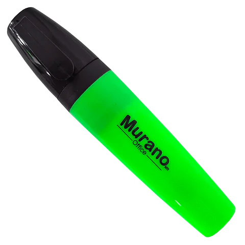 Destacador de escritorio MURANO punta biselada verde