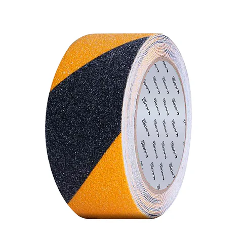 CINTA ANTIDESLIZANTE 5MTX50MM AMARILLO Y NEGRO LAVORO
