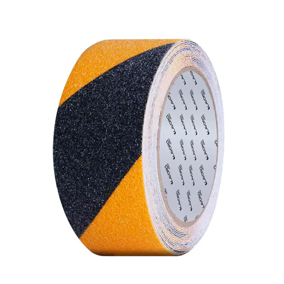 CINTA ANTIDESLIZANTE 5MTX50MM AMARILLO Y NEGRO LAVORO 1