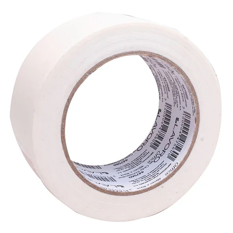 CINTA ENMASCARAR 48MMX40MT COLOR CREMA LAVORO