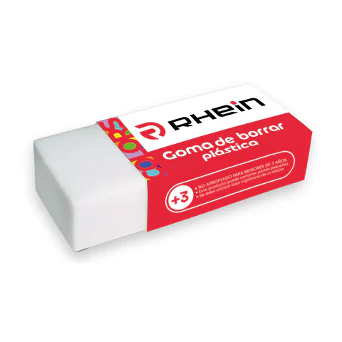 Goma de borrar RHEIN plastica grande 
