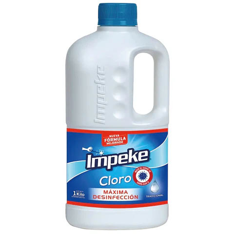 Cloro líquido IMPEKE tradicional 1 litro