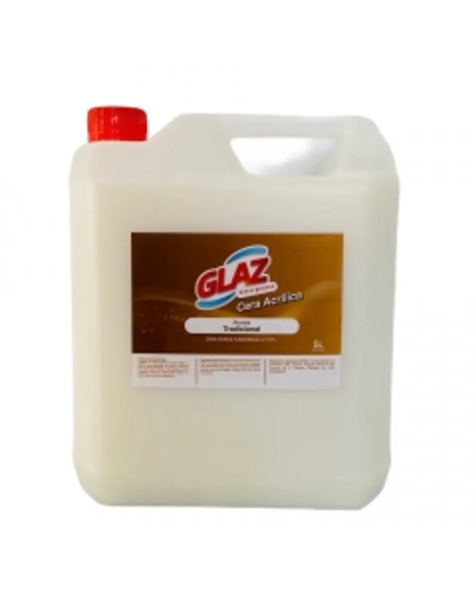 Cera acrílica GLAZ incolora autobrillo 10% 5 litros 1