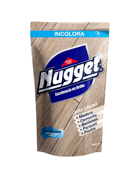 Cera en Crema NUGGET incolora Doypack 340ml