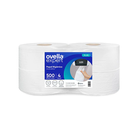 Papel higiénico 4x500 metros OVELLA EXPERT