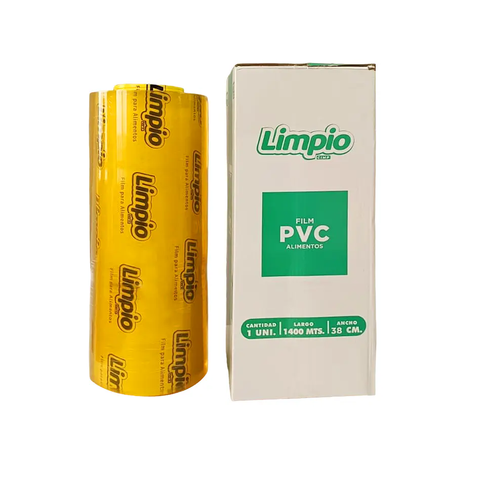 Film PVC alimentos 38cmx1400 metros 1