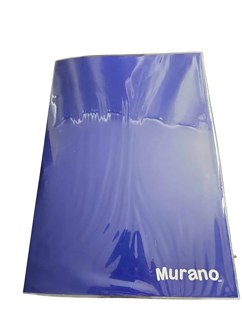 Carpeta plastificada con gusano azul oficio MURANO