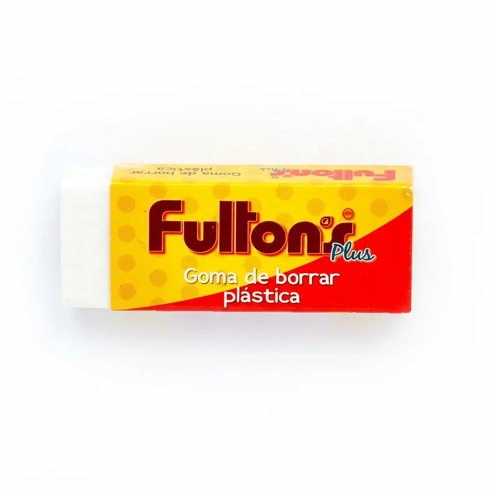 Goma de borrar plástica grande FULTONS 1