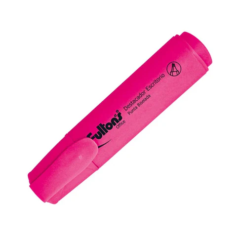 Destacador Punta biselada rosado FULTONS