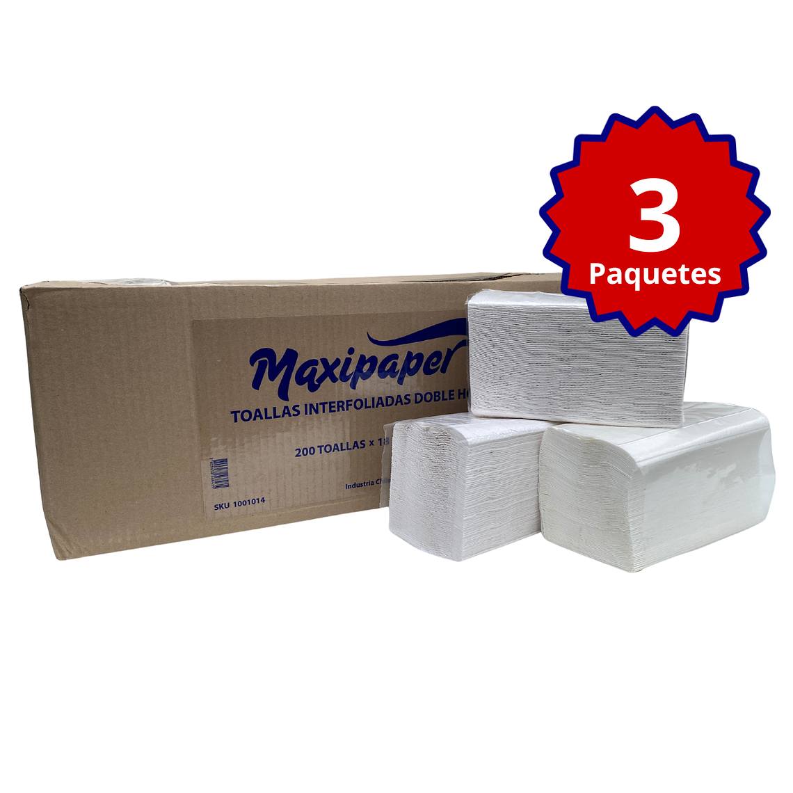 Toalla Interfoliada Propaper 200 Unidades x 18 Paquetes 4