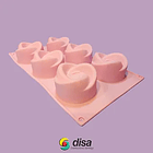 MOLDE SILICONA ROSAS 2