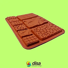 MOLDE BARRA 9 DISEÑOS 2